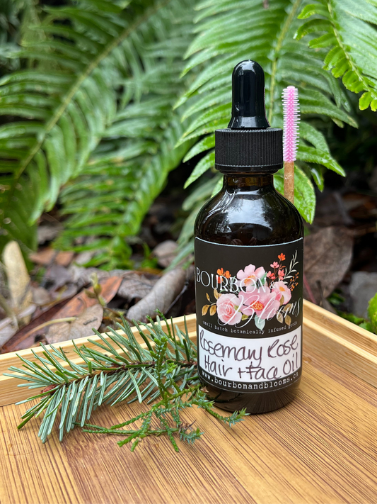 Grow & Glow Rosemary Rose Hair & Face Oil